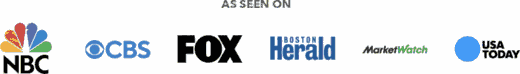 As seen on NBC, CBS, FOX, Boston Herald, MarketWatch and USA Today